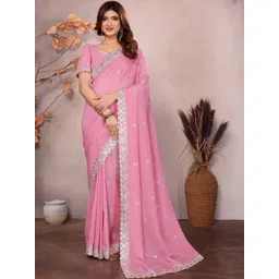 KALINI Embellished Embroidered Silk Cotton Saree-picture-24