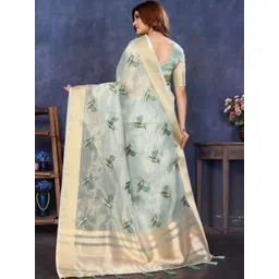 KALINI Embellished Embroidered Tissue Saree image 2