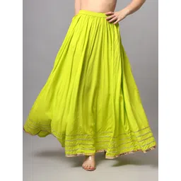 KALINI Embellished Flared Maxi Skirts-picture-26