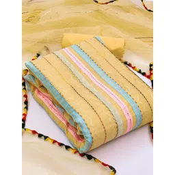 KALINI Embellished Unstitched Dress Material-picture-10