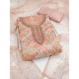 KALINI Embroidered Organza Unstitched Dress Material-picture-24