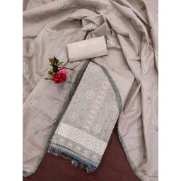 KALINI Embroidered Pure Cotton Unstitched Dress Material-picture-18