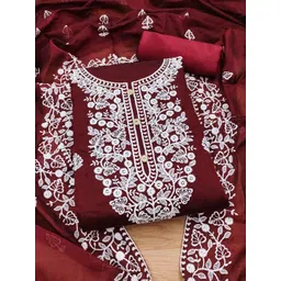 KALINI Embroidered Unstitched Dress Material-picture-24