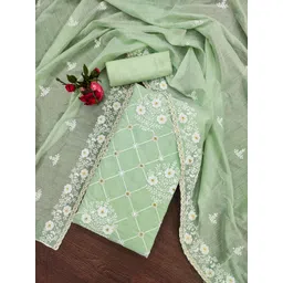 KALINI Embroidered Unstitched Dress Material-picture-22