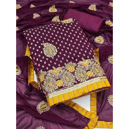 KALINI Embroidered Unstitched Dress Material-picture-37
