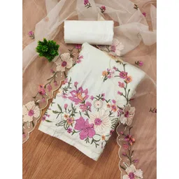 KALINI Embroidered Unstitched Dress Material-picture-20