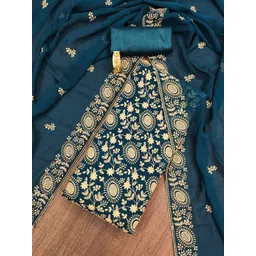 KALINI Embroidered Unstitched Dress Material-picture-12