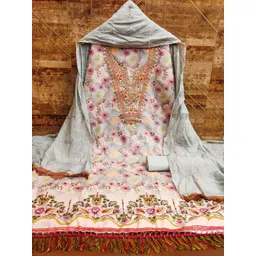 KALINI Embroidered Unstitched Dress Material-picture-13