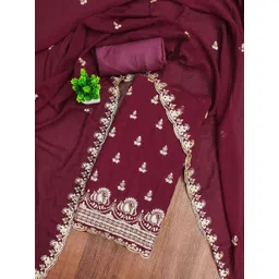 KALINI Embroidered Unstitched Dress Material-picture-18