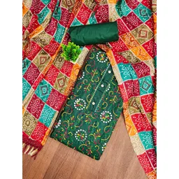 KALINI Embroidered Unstitched Dress Material-picture-22