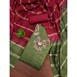 KALINI Embroidered Unstitched Dress Material-picture-25