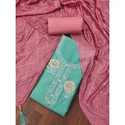 KALINI Embroidered Unstitched Dress Material-picture-13