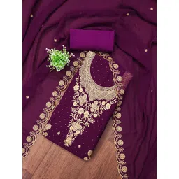 KALINI Embroidered Unstitched Dress Material-picture-18