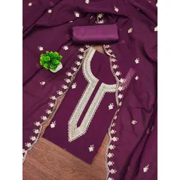 KALINI Embroidered Unstitched Dress Material-picture-21