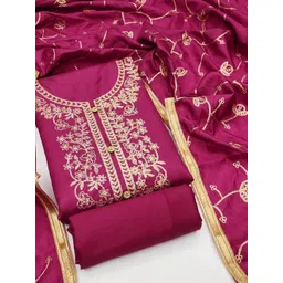 KALINI Embroidered Unstitched Dress Material-picture-33