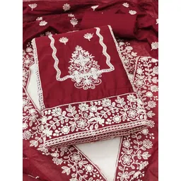KALINI Embroidered Unstitched Dress Material-picture-24