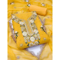 KALINI Embroidered Unstitched Dress Material-picture-15