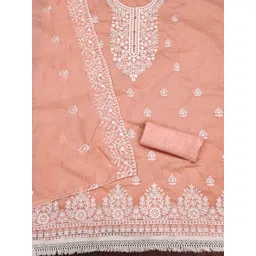 KALINI Embroidered Unstitched Dress Material image 2