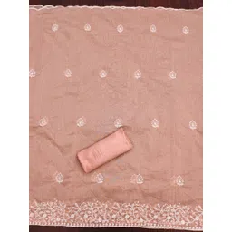 KALINI Embroidered Unstitched Dress Material image 4