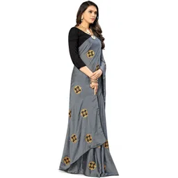 KALINI Ethnic Motifs Embroidered Art Silk Heavy Work Saree-picture-36
