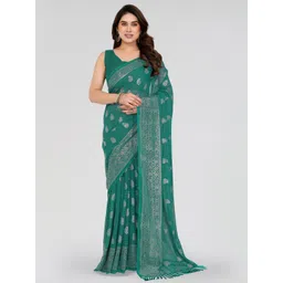 KALINI Ethnic Motifs Poly Georgette Saree-picture-24