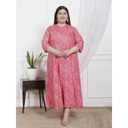 KALINI Ethnic Motifs Print Maxi Dress-picture-22