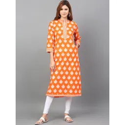 KALINI Ethnic Motifs Printed Pure Cotton Kurta-picture-31