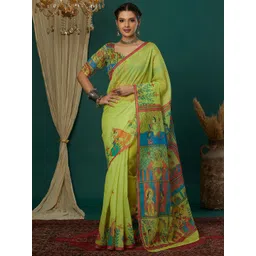 KALINI Ethnic Motifs Printed Saree-picture-12