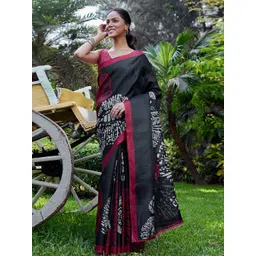 KALINI Ethnic Motifs Printed Saree-picture-24