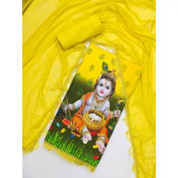 KALINI Ethnic Motifs Printed Unstitched Dress Material-picture-12