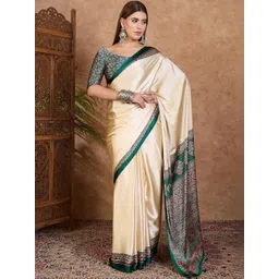 KALINI Ethnic Motifs Silk Blend Saree-picture-27