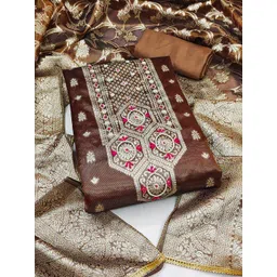 KALINI Ethnic Motifs Woven Design Unstitched Dress Material-picture-15