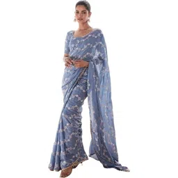 KALINI Floral Embroidered Heavy Work Saree-picture-34