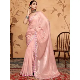 KALINI Floral Embroidered Saree image 2