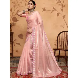 KALINI Floral Embroidered Saree image 3