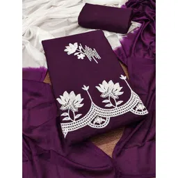 KALINI Floral Embroidered Unstitched Dress Material-image-37