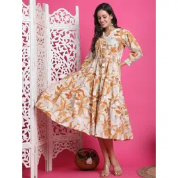 KALINI Floral Print A-Line Dress-picture-37