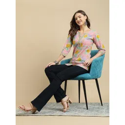 KALINI Floral Print Cotton Top-picture-38