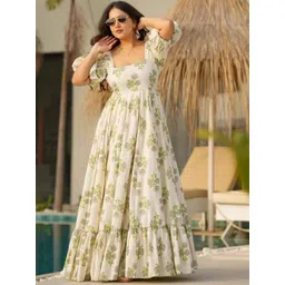 KALINI Floral Printed Maxi Dresses-picture-23