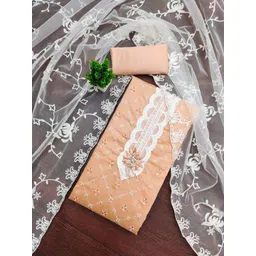 KALINI Floral Printed Modal Silk Unstitched Dress Material-picture-31