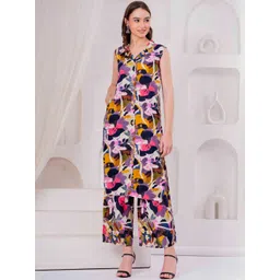 KALINI Floral Printed Regular Kurta With Trousers-picture-29