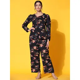 KALINI Floral Printed Square Neck Top With Palazzo-picture-23