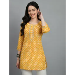 KALINI Floral Printed Straight Kurti-picture-22