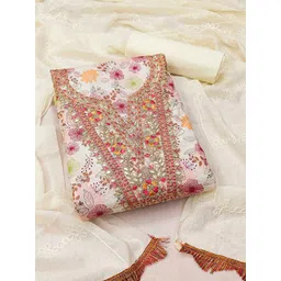 KALINI Floral Printed Unstitched Dress Material-picture-36