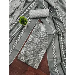 KALINI Floral Printed Unstitched Dress Material-picture-33