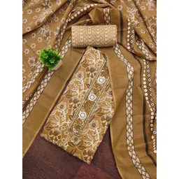 KALINI Floral Printed Unstitched Dress Material-picture-35