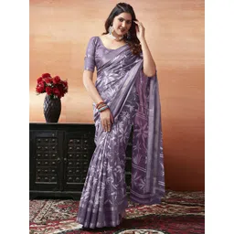 KALINI Floral Printed Zari Saree-picture-27