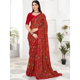 KALINI Floral Pure Chiffon Saree-picture-38