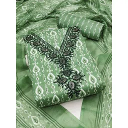 KALINI Geometric Printed Unstitched Dress Material-picture-21