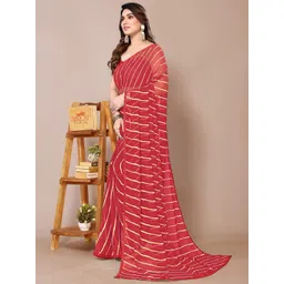 KALINI Leheriya Beads and Stones Poly Georgette Leheriya Saree-picture-16